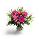 Flower bouquet gerbera -roses (UK1014)