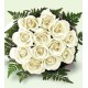 White roses bouquet - UK