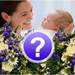 Bouquet new baby boy - uk